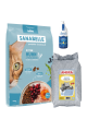 Sanabelle Life KITTEN 8kg / Kraikas AMORA Baby Pudra pilka 15L / Lašišų aliejus 250ml