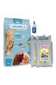 Sanabelle Life KITTEN 8kg / Kraikas AMORA Baby Pudra pilka 30L / Lašišų aliejus 100ml