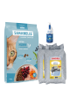 Sanabelle Life KITTEN 8kg / Kraikas AMORA Baby Pudra pilka 30L / Lašišų aliejus 250ml