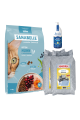 Sanabelle Life KITTEN 8kg / Kraikas AMORA Baby Pudra pilka 30L / Lašišų aliejus 500ml