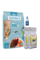 Sanabelle Life KITTEN 8kg + Lašišų aliejus 100ml + Kraikas AMORA Baby Pudra balta 8L x 2