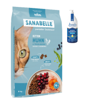 Sanabelle Life KITTEN 8kg + Lašišų aliejus 250ml