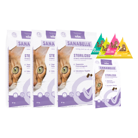 Sanabelle STERILIZED Care 8kg x 3 + 2kg! Sanabelle STERILIZED Care 8kg x 3 + 2kg!