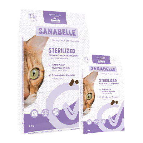 Sanabelle STERILIZED Care 8kg + 2kg