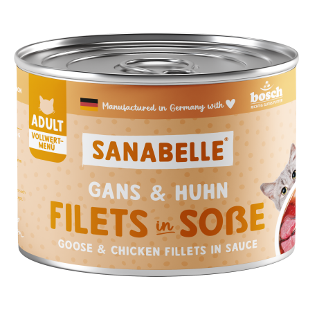 Šlapias ėdalas Sanabelle Goose & Chicken 180g