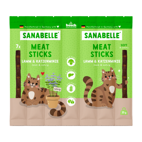 Sanabelle skanėstas katėms aviena ir katžolė 7 x 5g