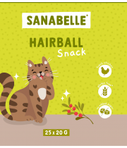 Sanabelle Snack Hairball 20g x 25vnt
